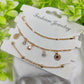 Imported Triple-Layered Adjustable Bracelet Set | Best Quality Artificial Bracelet For Girls & Women | Bracelet For Every Occasion | Elegant Design - Butterfly Charm Rs 132