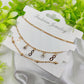 Imported Triple-Layered Adjustable Bracelet Set | Best Quality Artificial Bracelet For Girls & Women | Bracelet For Every Occasion | Elegant Design - Butterfly Charm Rs 132