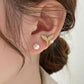 Korean Fish Tail Earrings – SILVER