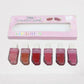 Pack of 6  Crazy Girl Ice cream Matte Lipgloss