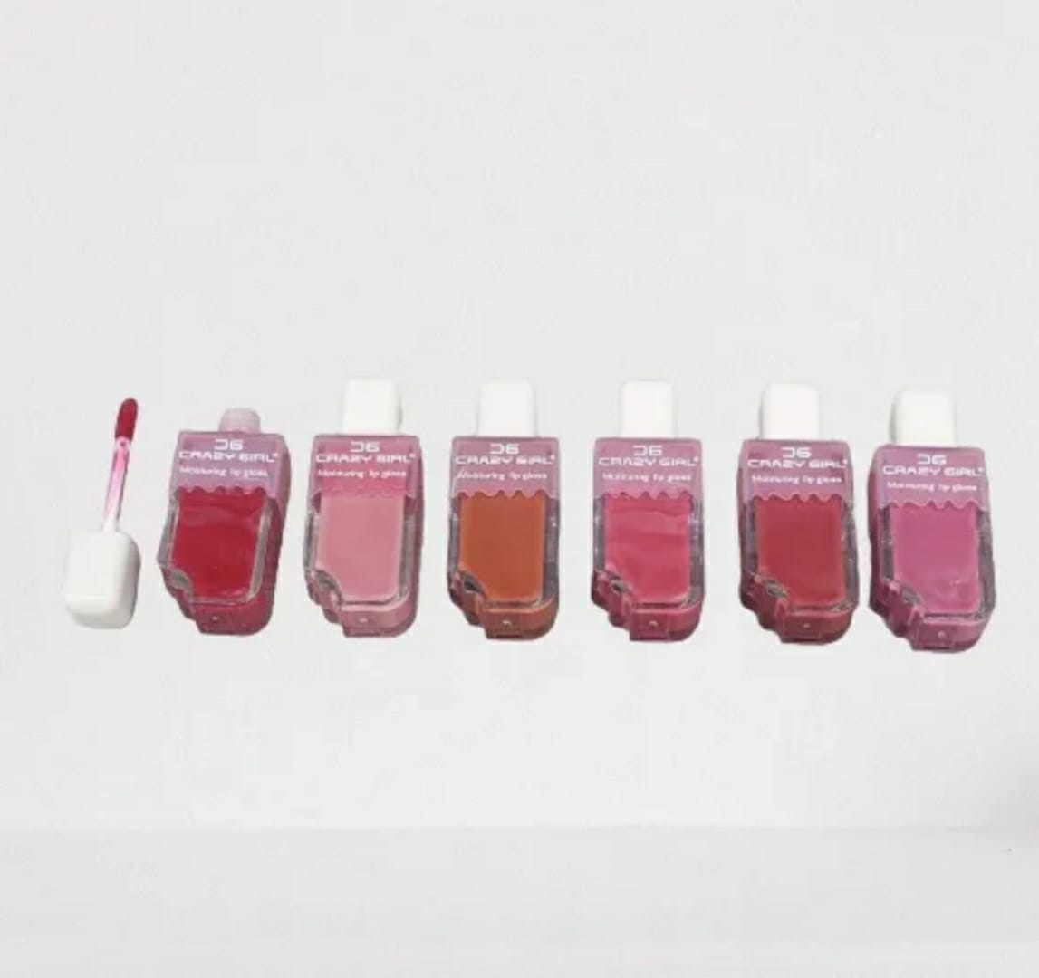Pack of 6  Crazy Girl Ice cream Matte Lipgloss